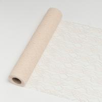 29 cm széles csipke futó (5 m) - krém