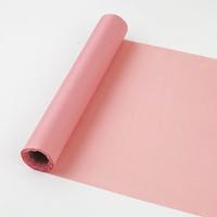 25 cm széles dekorselyem futó (10 m) - korall
