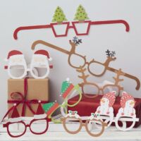karácsonyi vicces szemüvegek (8 db/cs)