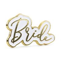 lánybúcsú kitűző - Bride