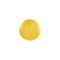 lampion gömb 20 cm - sárga
