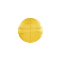 lampion gömb 25 cm - sárga