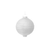 világító LED lampion gömb 20 cm - fehér