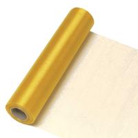 23,5 cm széles organza futó (10 m) - arany