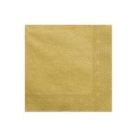 szalvéta 33x33 cm 3 rétegű (20 db/cs) - arany