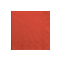 szalvéta 33x33 cm 3 rétegű (20 db/cs) - piros