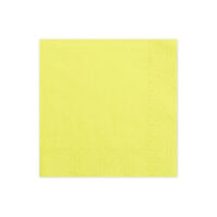 szalvéta 33x33 cm 3 rétegű (20 db/cs) - sárga