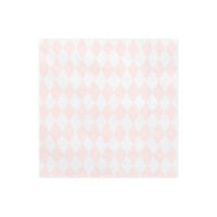 szalvéta 33x33 cm 3 rétegű (20 db/cs) - rózsaszín kockás