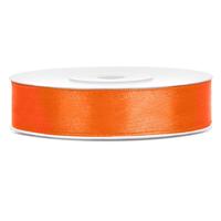 12 mm széles szatén szalag (25 m) - narancs