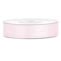 12 mm széles szatén szalag (25 m) - púderrózsaszín