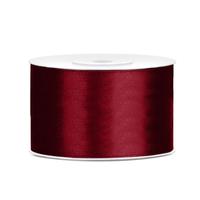 38 mm széles szatén szalag (25 m) - bordó