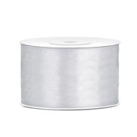 38 mm széles szatén szalag (25 m) - ezüst