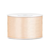 38 mm széles szatén szalag (25 m) - krém