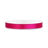 6 mm széles szatén szalag (25 m) - pink
