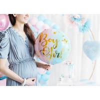 babaváró fólia lufi 35 cm - Boy or Girl