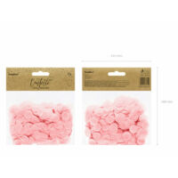 papír konfetti (15 g/cs) - rózsaszín