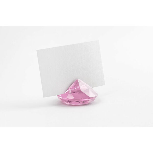 gyémánt ültetőkártya tartó (10 db/cs) - rózsaszín