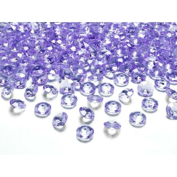 gyémánt dekorkő 12 mm (100 db/cs) - lila