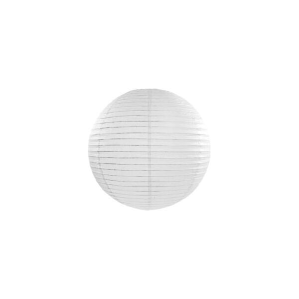 lampion gömb 25 cm - fehér