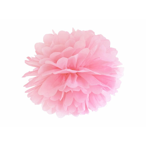 pompom 35 cm - rózsaszín