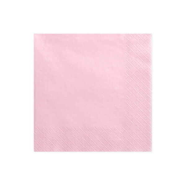 szalvéta 33x33 cm 3 rétegű (20 db/cs) - rózsaszín