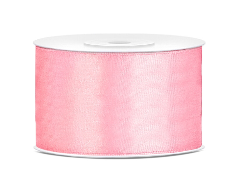 38 mm széles szatén szalag (25 m) - rózsaszín